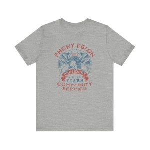 Felon Eagle White Men's Tee